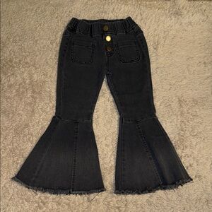 Grey Toddler Bell Bottoms